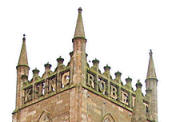 King Robert The Bruce atop Dunfermline Abbey Church