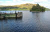 Loch Katrine Factor's Island and pier