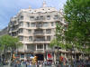 Gaudi's Casa Mila apartment building Barcelona