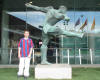 The Boy Camp Nou footballer statue