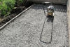 Starry Towers front patio Day 3 and that Bomag