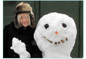 me with our new snowman