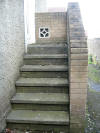 Starry Towers outside steps