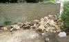Starry Towers tehre's still a bucket in my hole and a load of rubble nearby