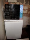Starry Towers walk in wardrobe fridge