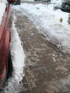 The Jag in the snow