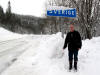 The Husband on the Norway Sweden border