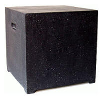 Rhodes Fibre Terrazzo Stool black